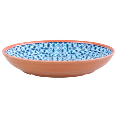 BOWL MELAMINA OVAL LINEA DISEÑO TERRACOTA BOWL MELAMINA OVAL LINEA DISEÑO TERRACOTA