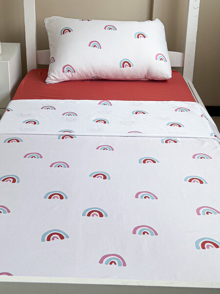 JUEGO DE SABANAS LADRILLO