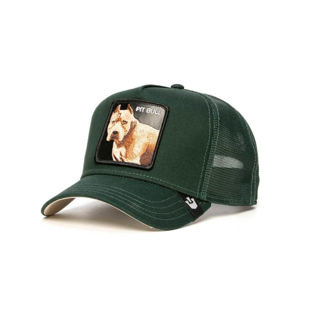 Gorra Goorin Bros Trucker Baseball - The Dog Pitbull - Verde 