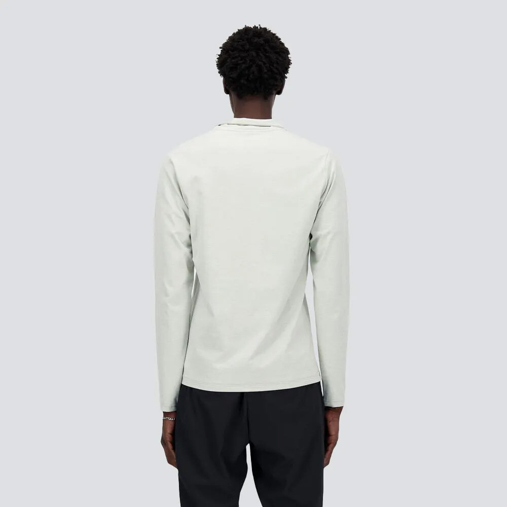 Casacas Hombre Space Dye 1/4 Zip - Hombre Grey