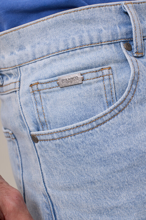 BERMUDA JEAN TIZINO POLANCO Azul Claro