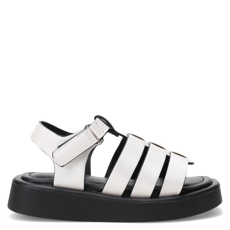 Sandalias de Niña MINI Miss Carol DUGA estilo franciscana Blanco Hueso