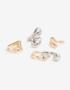 Sets Anillos Metal Set De Anillos - Dorado