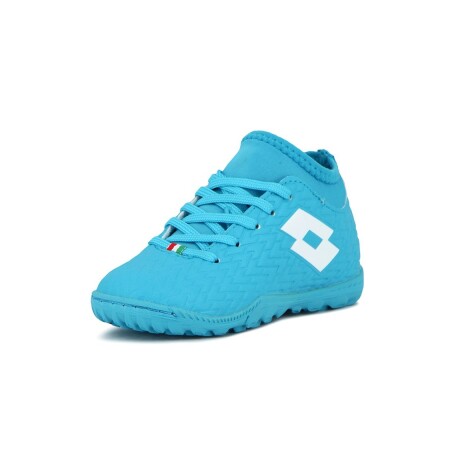 Lotto PICCOLO futbol 5 kids TF celeste S/C