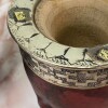Mate imperial artesanal con boquilla de alpaca Marron