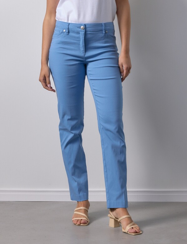 Pantalon Slim AZUL CLARO