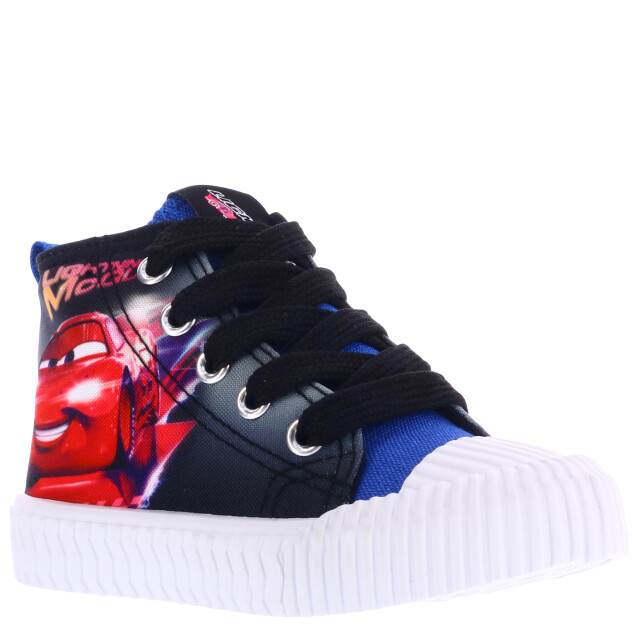 Championes Infantiles Disney Bota Deportiva Cars Azul - Negro