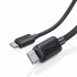 Cable Tipo C a Tipo C 60W 3 Metros USAMS Premium Fast Charge Variante Color Negro