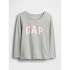 V-FRCH LS LOGO TEE HEATHER GREY