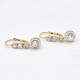 Caravana En Oro 18K Platino Y Brillantes Caravana En Oro 18K Platino Y Brillantes