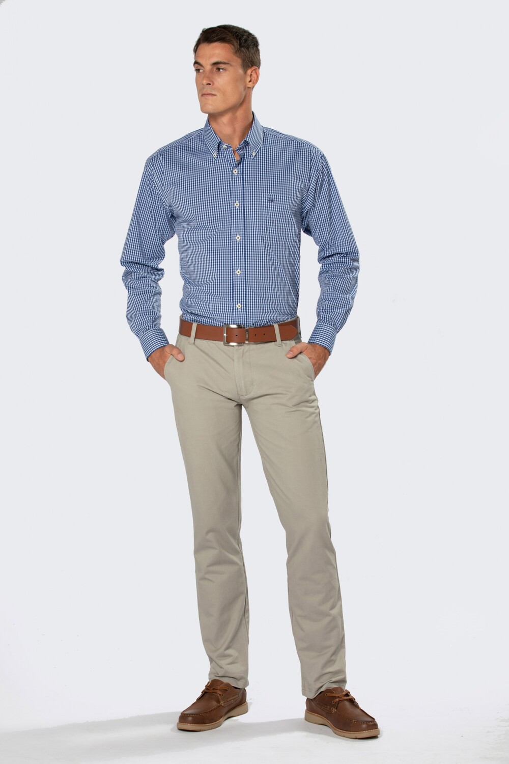 PANTALÓN CLÁSICO GABARDINA Khaki