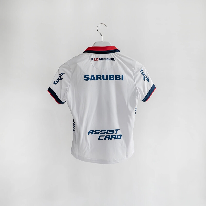 Camiseta Umbro Nacional Oficial 2024 de Niños - NU242970 Blanco-rojo