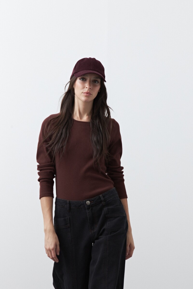 REMERA LUNS Chocolate