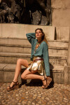 Mini Gotic Skirt Dorado