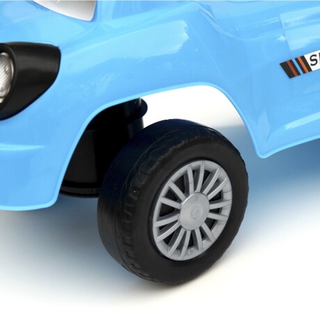 Buggy para Niños Modelo Auto con Bocina Azul