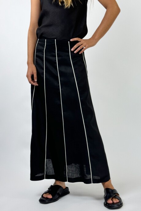 POLLERA KALHUA Negro