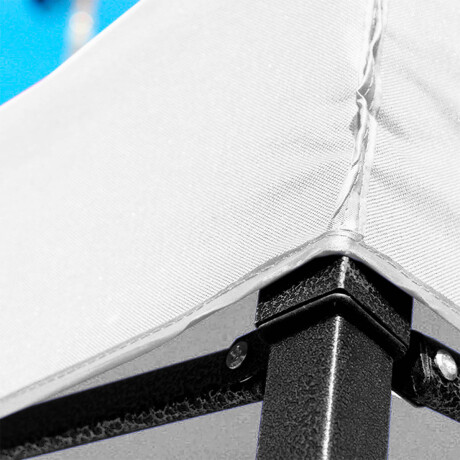 Gazebo 3x3mt Toldo Carpa Uv30 Impermeable Resistente Blanco