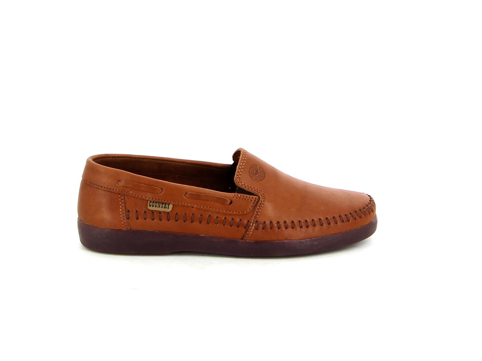 Calzado Country de Hombre Rutero Elastico Vaq. Semi - Cognac 