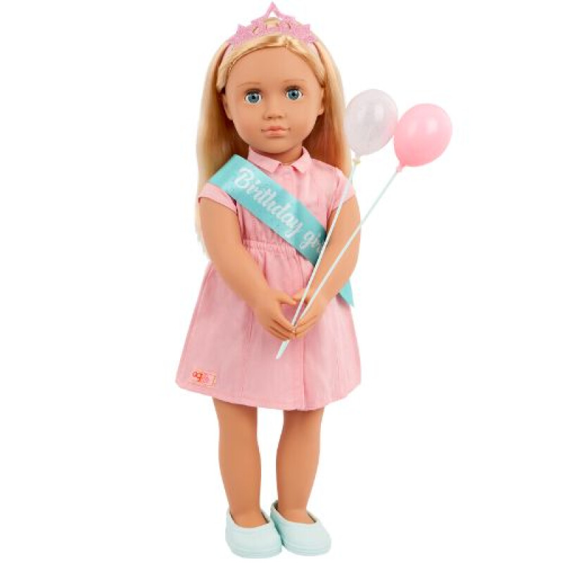 MUÑECA CUMPLEANERA VESTIDO ROSA - BRENNA - Our Generation Muñeca Cumpleanera Vestido Rosa - Brenna - Our Generation