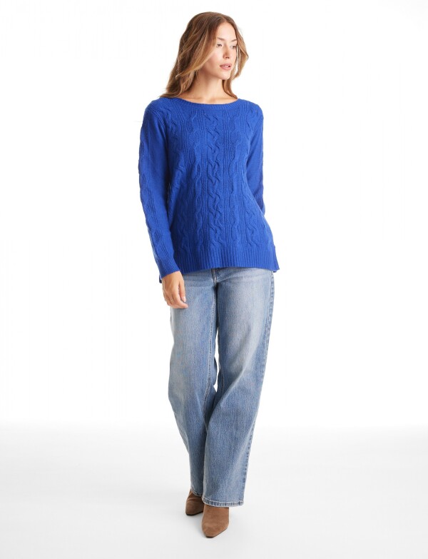 Buzo Soft Trenzas ROYAL