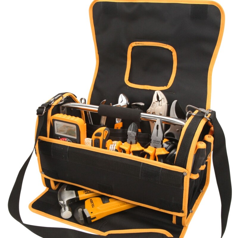 TOLSEN BOLSO HERRAMIENTAS NEGRO INDUSTRIAL 17 Tolsen Bolso Herramientas Negro Industrial 17