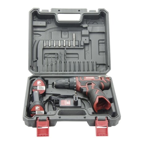 Taladro Atornillador Inalambrico 12V con Maletin y 2 Baterias Litio Equus Taladro Atornillador Inalambrico 12V con Maletin y 2 Baterias Litio Equus
