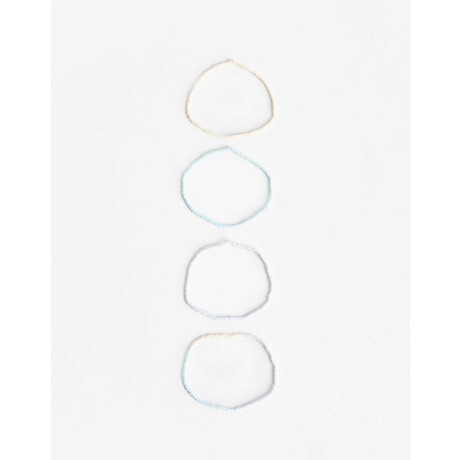 Set De Pulseras Elásticas Para Niñas Combinacion Multicolor