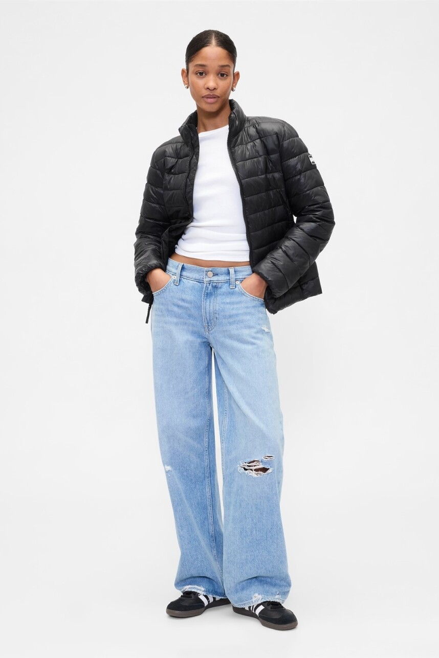 Campera Puffer Mujer Black 1