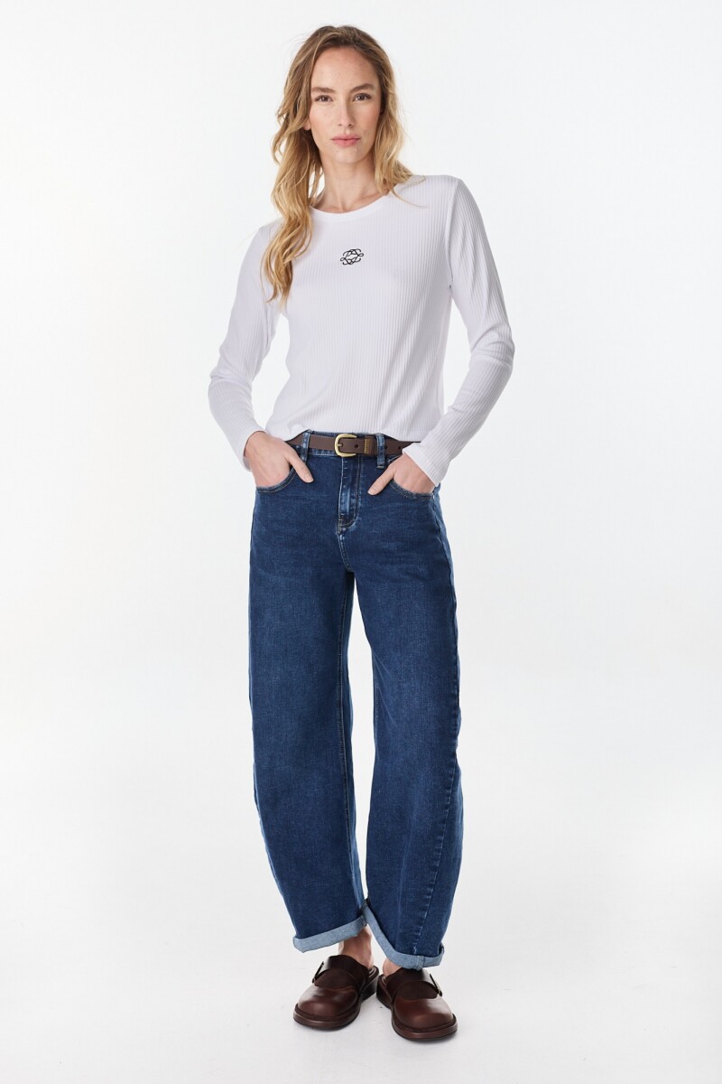 Remera Piel Blanco