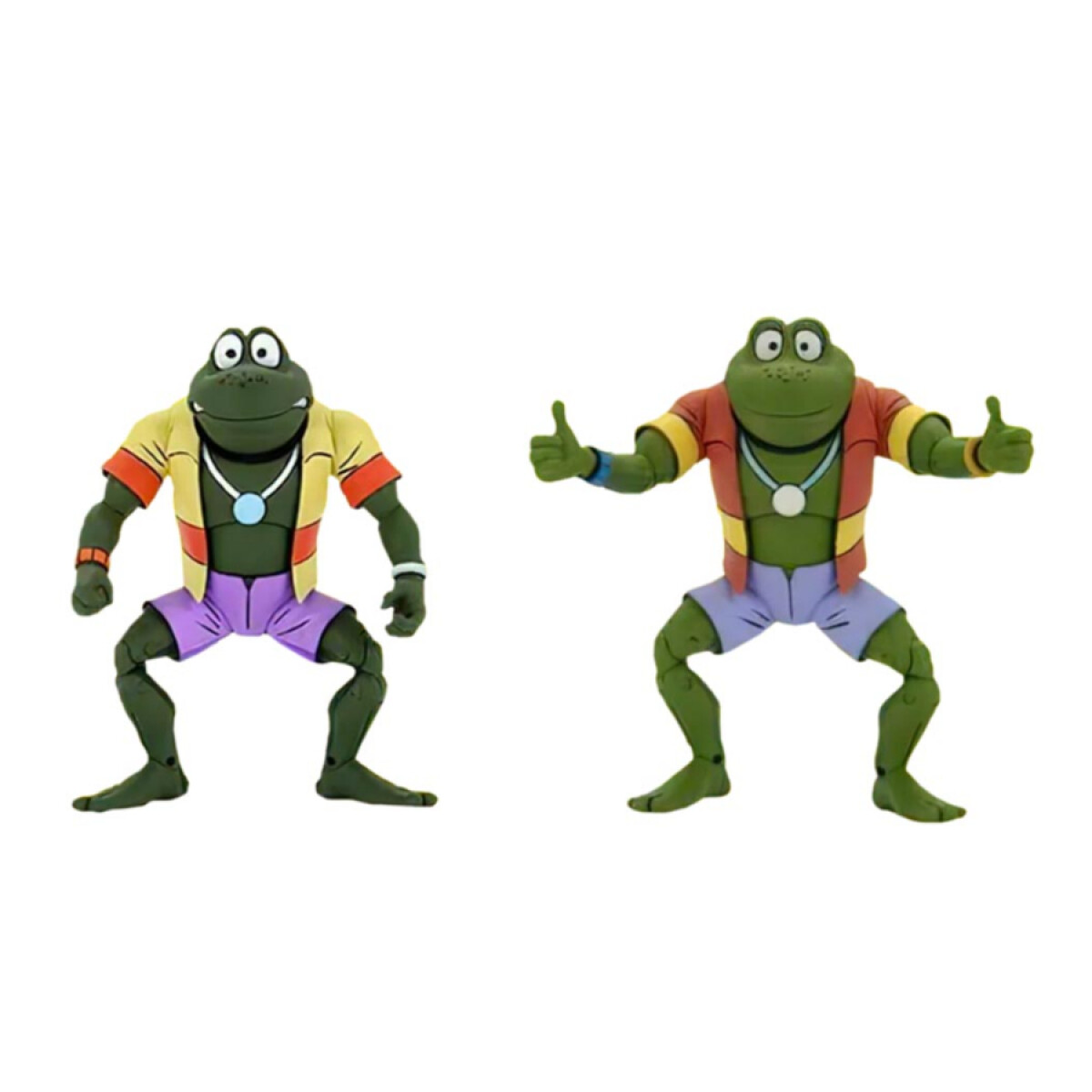Punk Frogs Napoleon & Atilla - Figuras de 7" Tortugas Ninja 