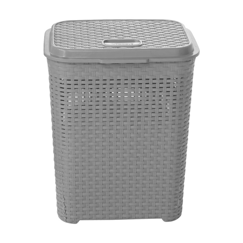Cesto para ropa 45 lts GRIS