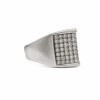 Anillo mesa -Plata 925- Zirconias-AN4707 conpiedra