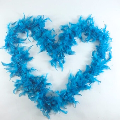 Boa De Plumas Celeste
