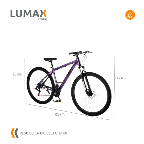 Bicicleta Montaña 26 Cuadro Aluminio Freno Disco 21 Cambios Lavander