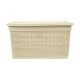 Caja simil ratán 25 lts BEIGE