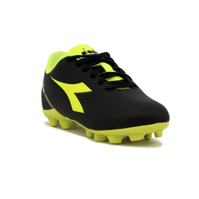 Diadora Champion Niño Soccer Pichichi 5 Md Negro-amarillo Fluo