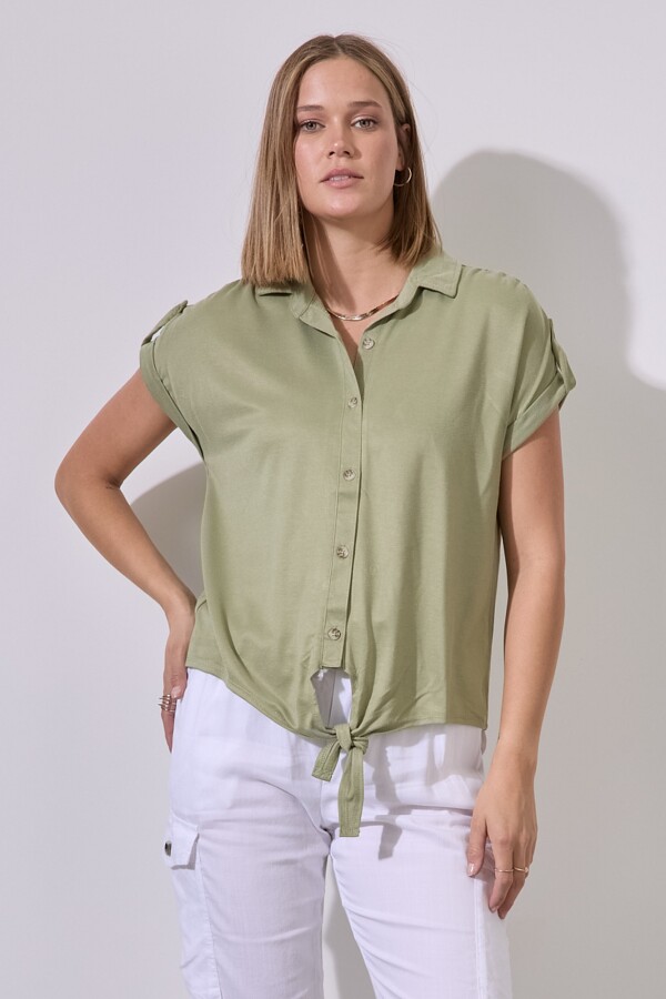 Blusa Botones VERDE