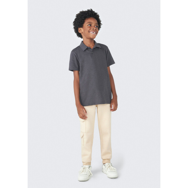 CAMISA POLO MM MASC GRIS OSCURO