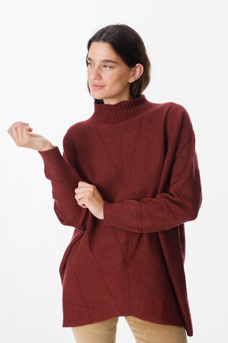Sweater Luna Bordeaux
