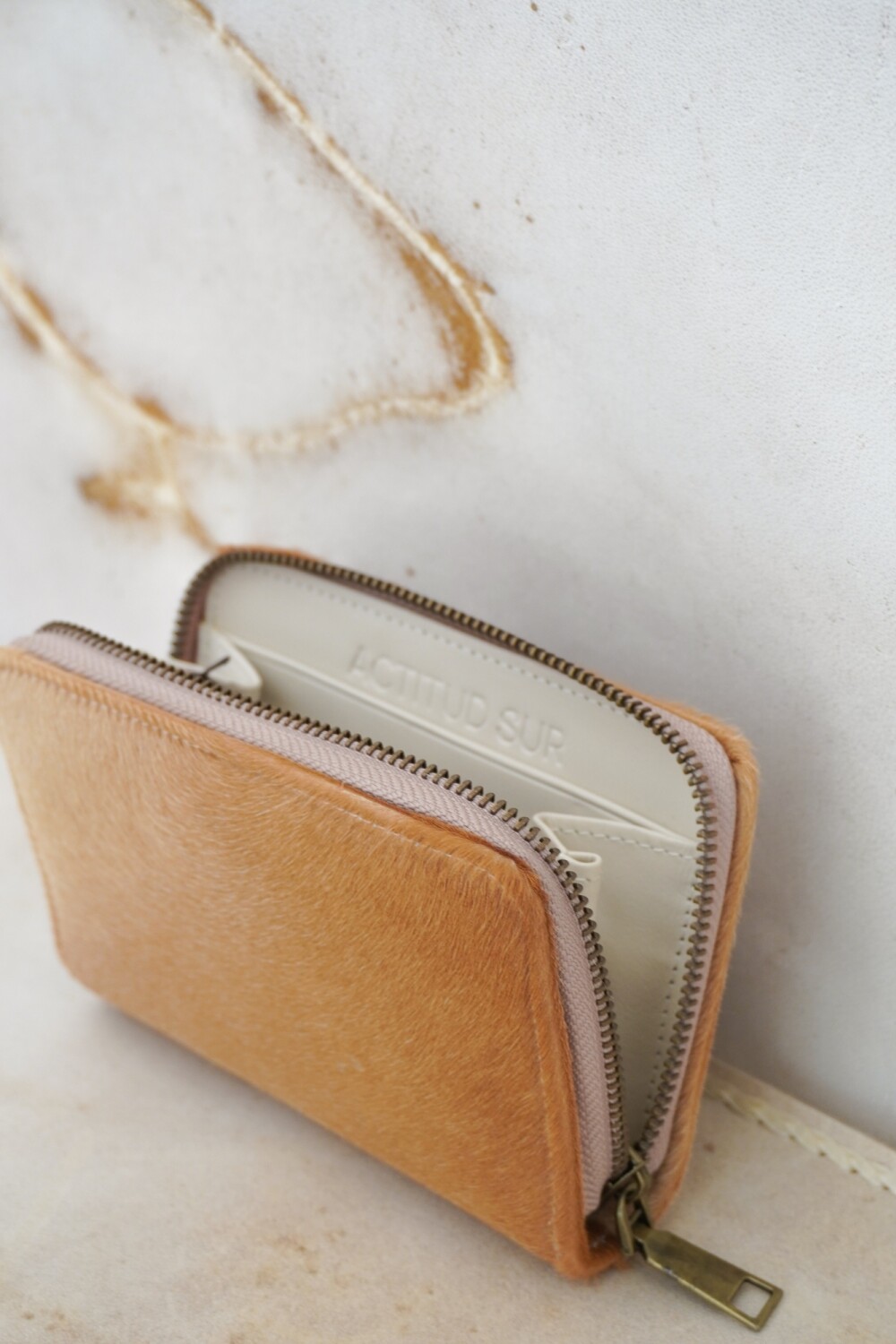 Mini Wallet Beige