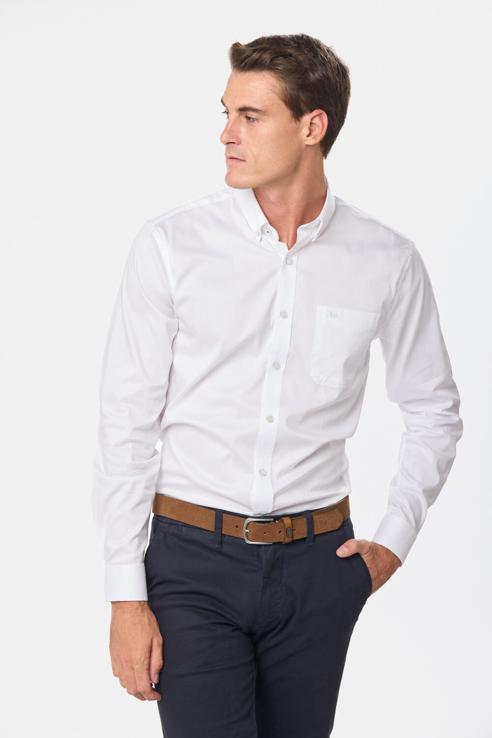 CAMISA LISA SPORT Blanco