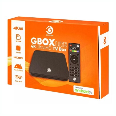 OUTLET - Tv Box GOLDTECH Lite 4K UHD 16GB 2GB RAM Dual WiFi OUTLET - Tv Box GOLDTECH Lite 4K UHD 16GB 2GB RAM Dual WiFi