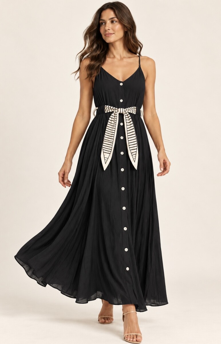 VESTIDO LIZET - BLACK 
