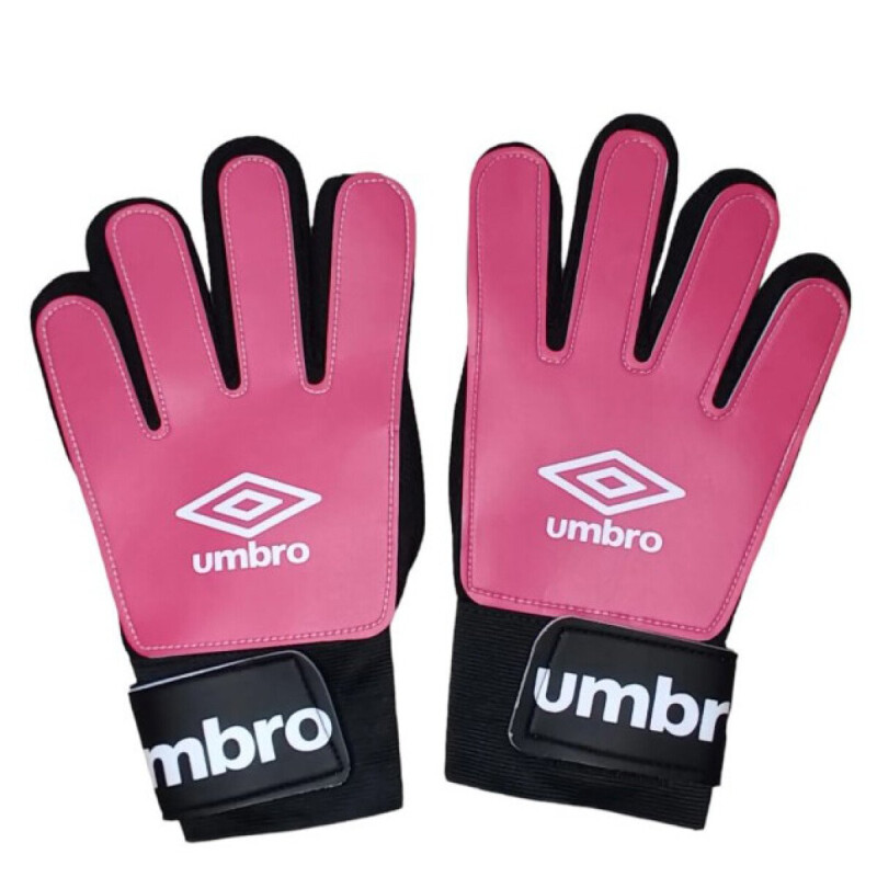 Guantes de Hombre Umbro Golero Adulto Rosado Coral - Blanco - Negro