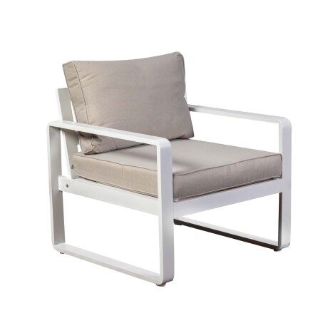 SET COMEDOR ALUMINIO NATURAL-BEIGE CALI