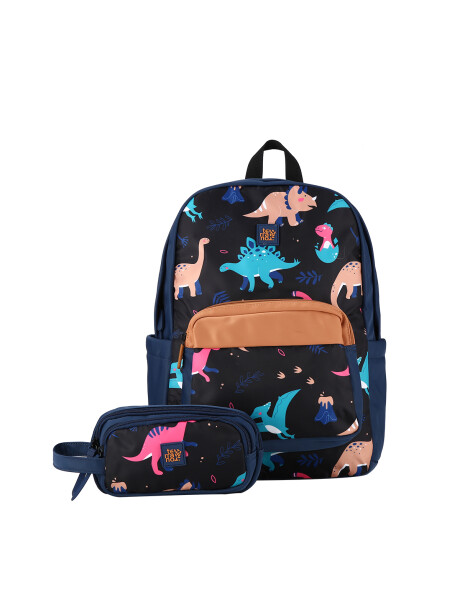 Kit Mochila + Cartuchera kids Dino