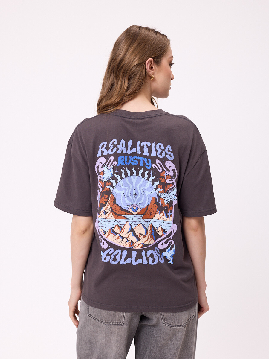 T-SHIRT COPPA RUSTY - Gris Oscuro 