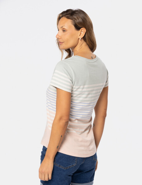 REMERA RAYADA Verde