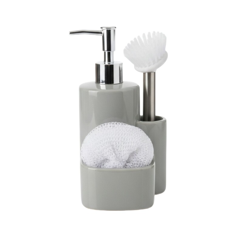 DISPENSADOR CERAMICA GRIS C/ACCES P/BAÑO Unica