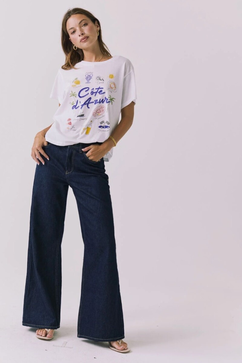 REMERA COTE D’AZUR Blanco